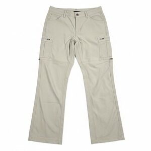 KUHL Convertible Zip Off Cargo Pants Khaki Women's Size 6 Regular Style 6297 EUC